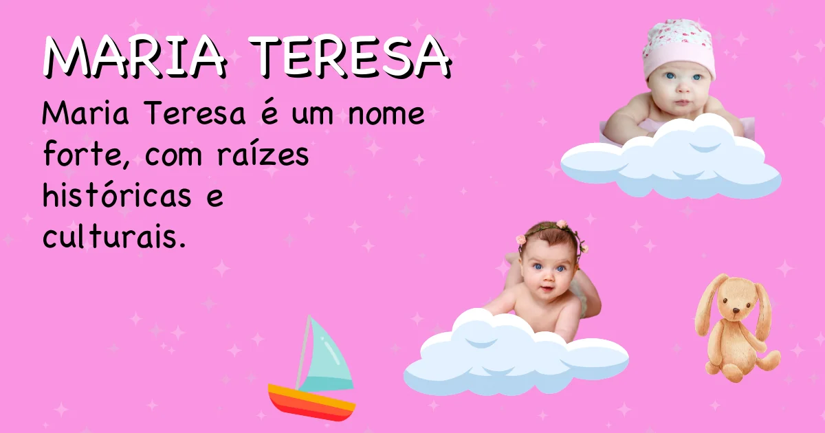 Significado do nome Maria teresa - Descubra a origem e significado deste nome