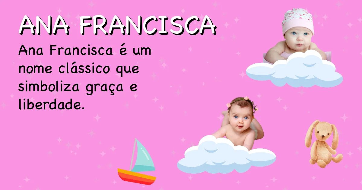 Significado do nome Ana francisca - Descubra a origem e significado deste nome