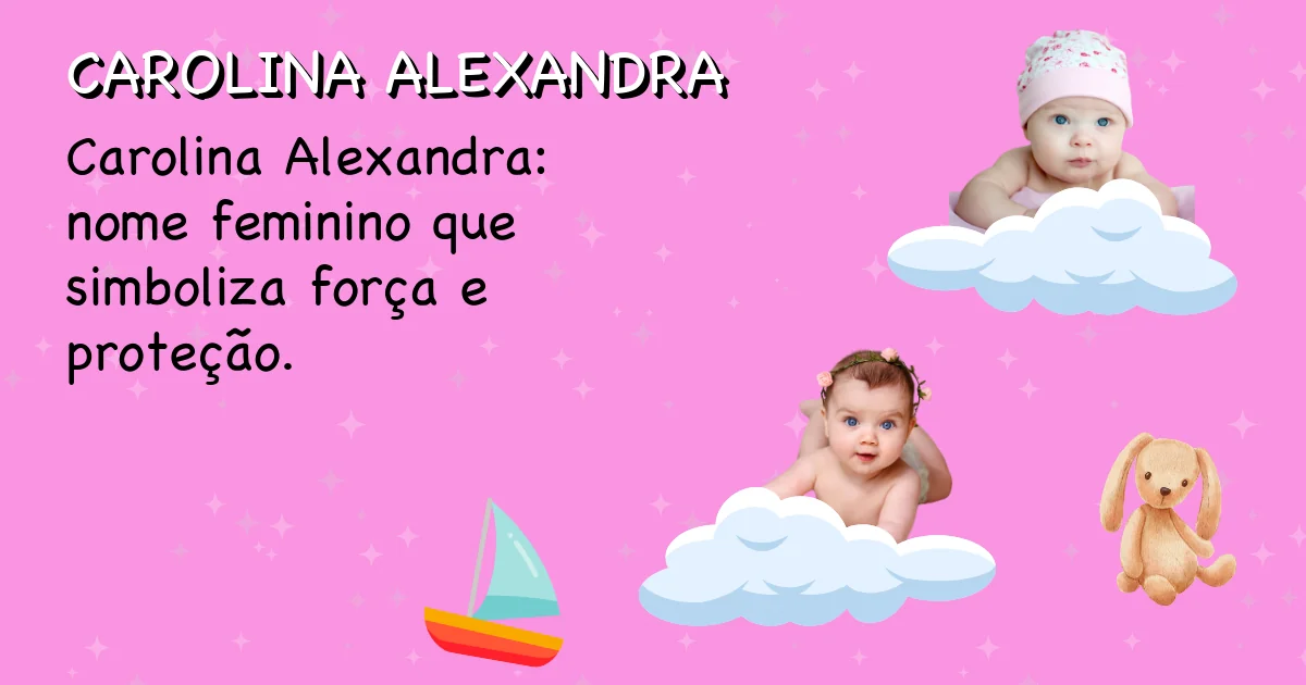 Significado do nome Carolina alexandra - Descubra a origem e significado deste nome