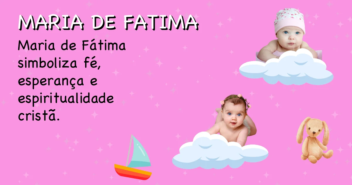 Significado do nome Maria de fatima - Descubra a origem e significado deste nome