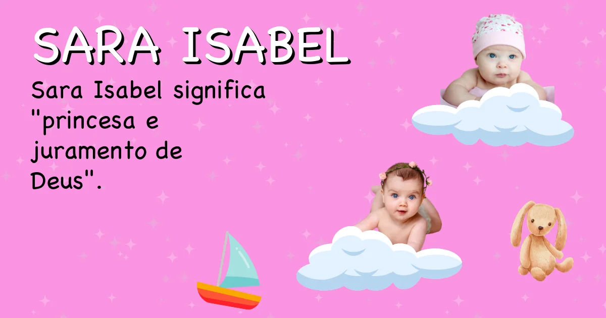Significado do nome Sara isabel - Descubra a origem e significado deste nome