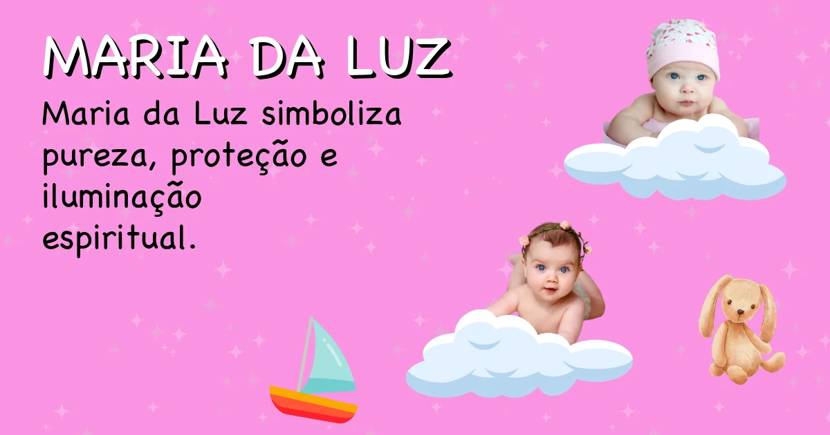 Significado do nome Maria da luz - Descubra a origem e significado deste nome