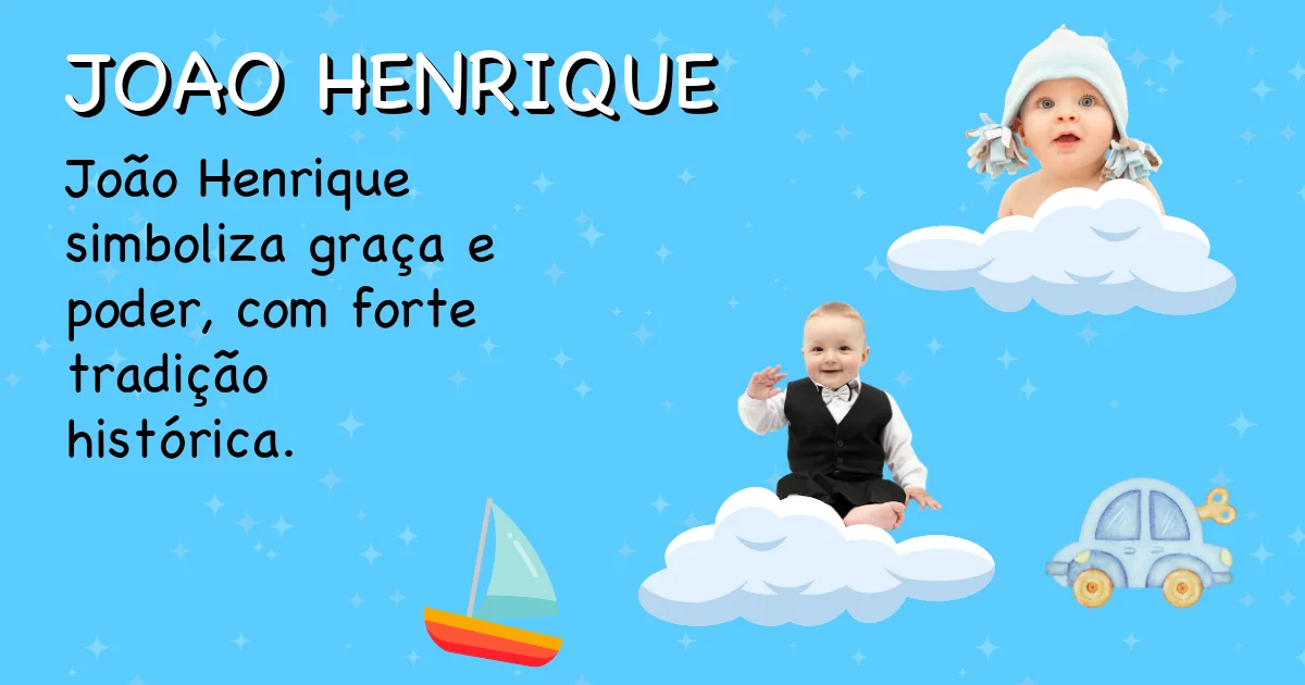 Significado do nome Joao henrique - Descubra a origem e significado deste nome
